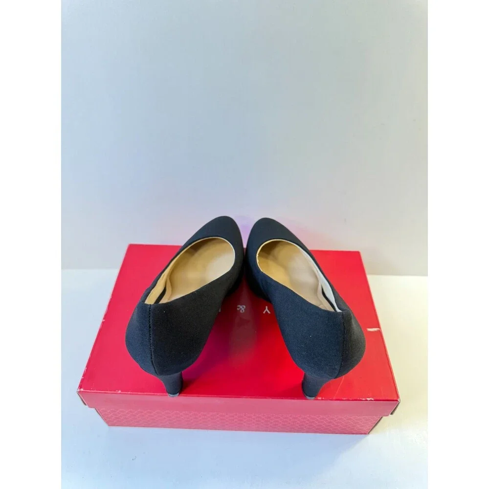 Kelly & Katie Womens Heels Black Suede US 6.5